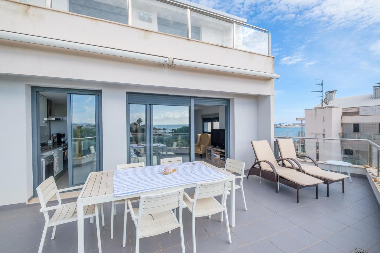 Atico-Duplex Geniales Vistas Al Mar Daire Vinarós Dış mekan fotoğraf